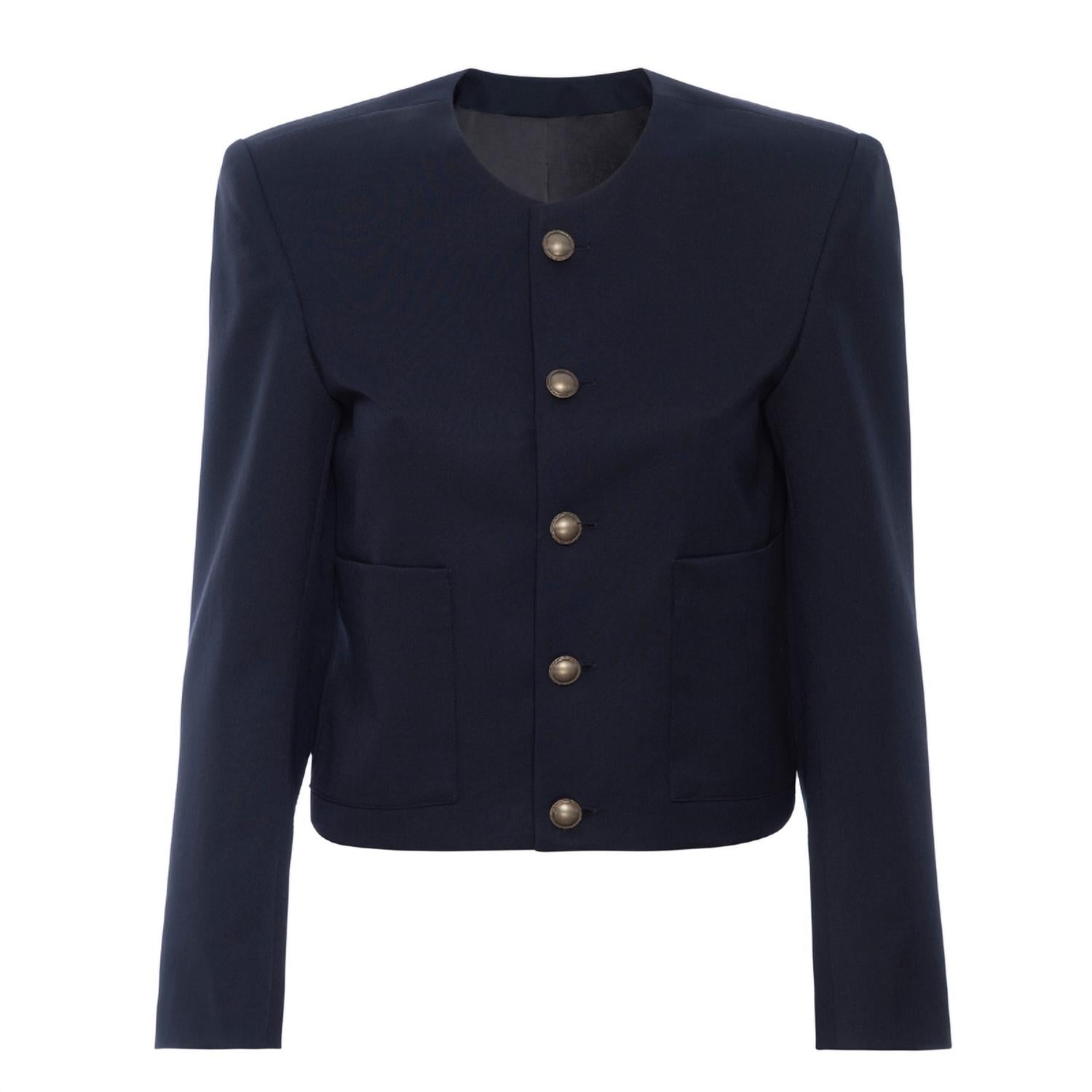 Frame - Stretch-wool Crewneck Jacket