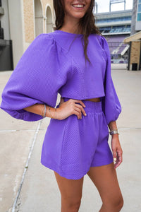 Glam - It's Game Time Top And Shorts Set