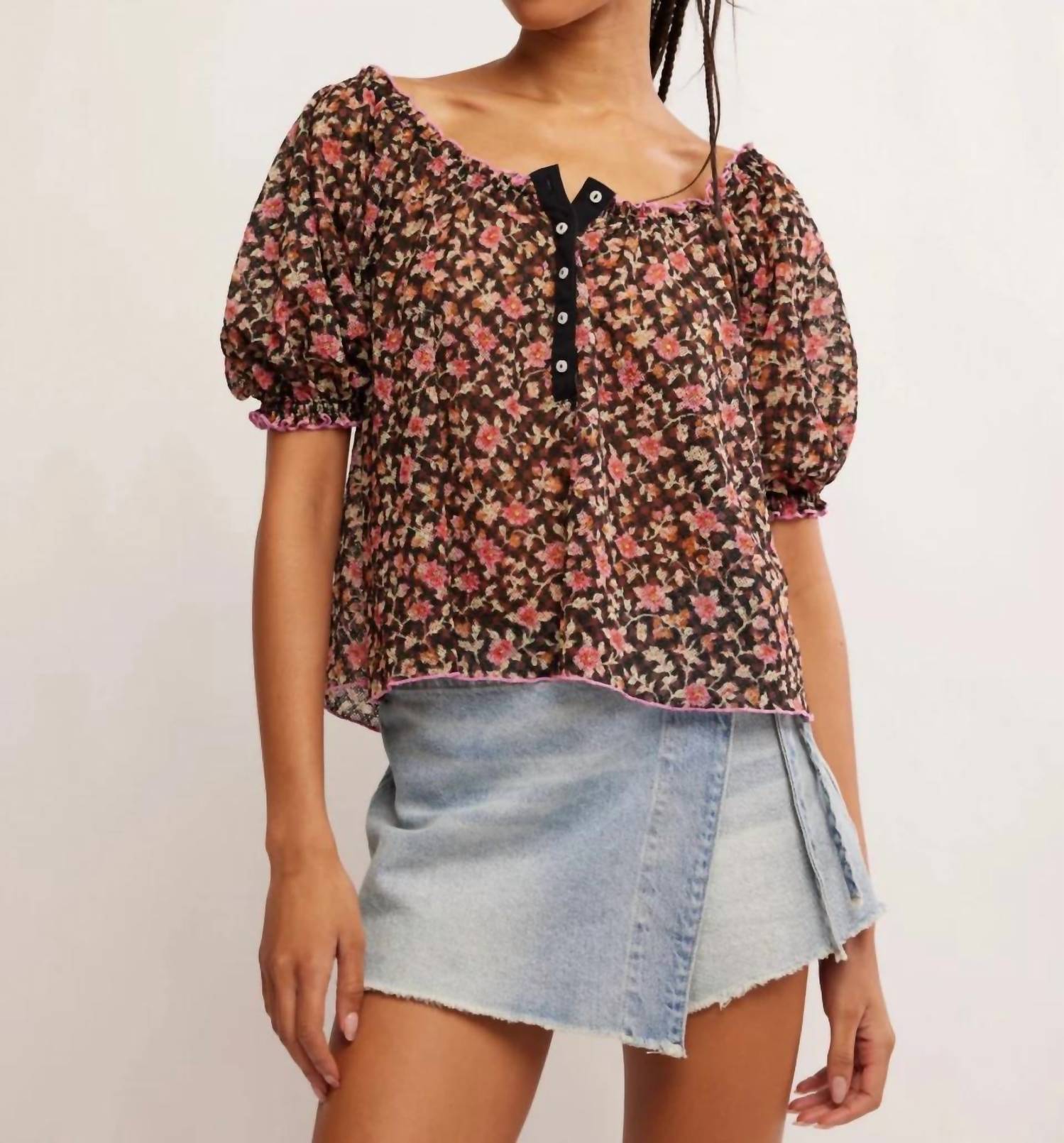 Free People - Astra Peasant Top