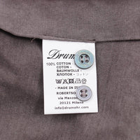 Drumohr - Men's Long Sleeve Jersey Cotton Polo Shirt