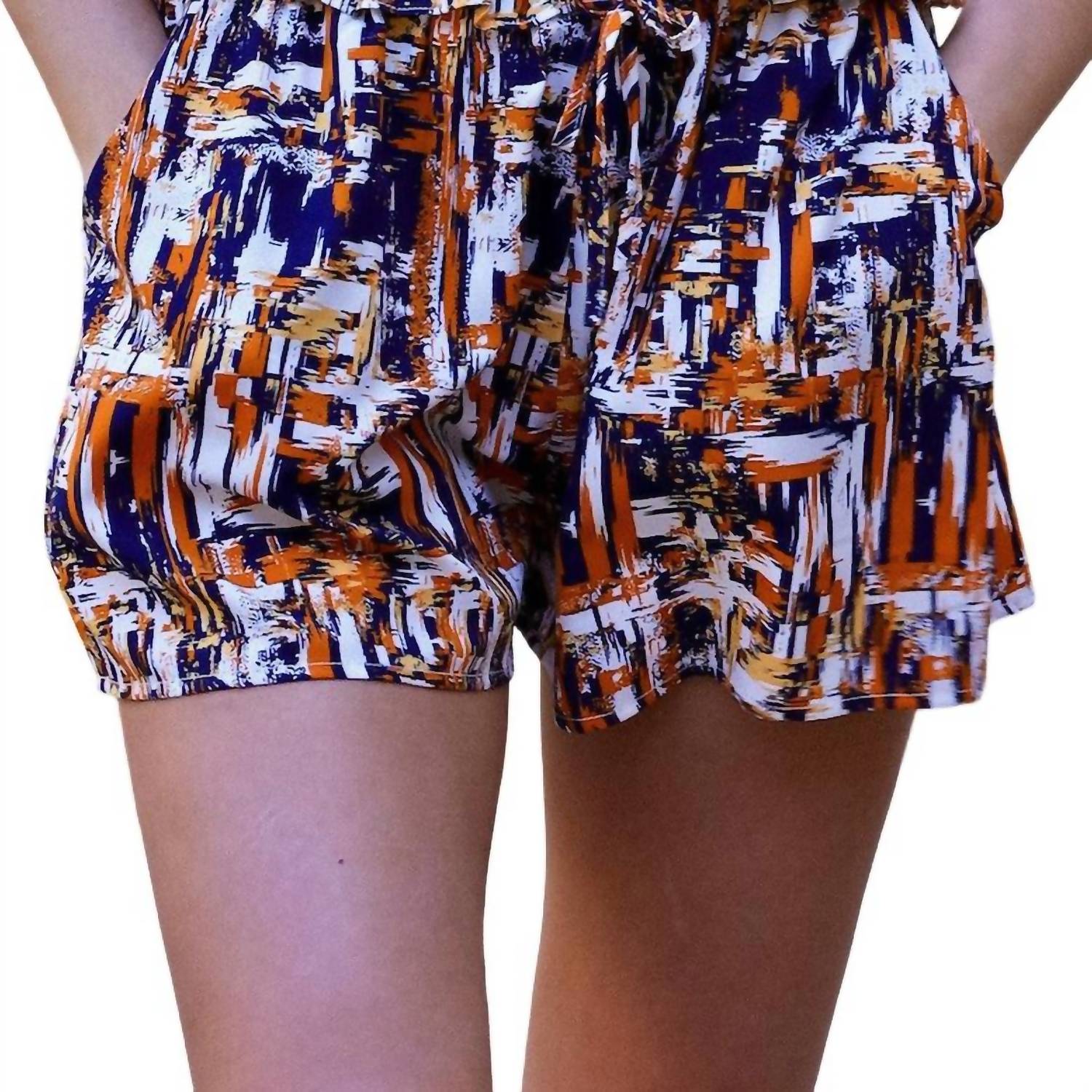 Glam - Stroke of Style Silk Shorts