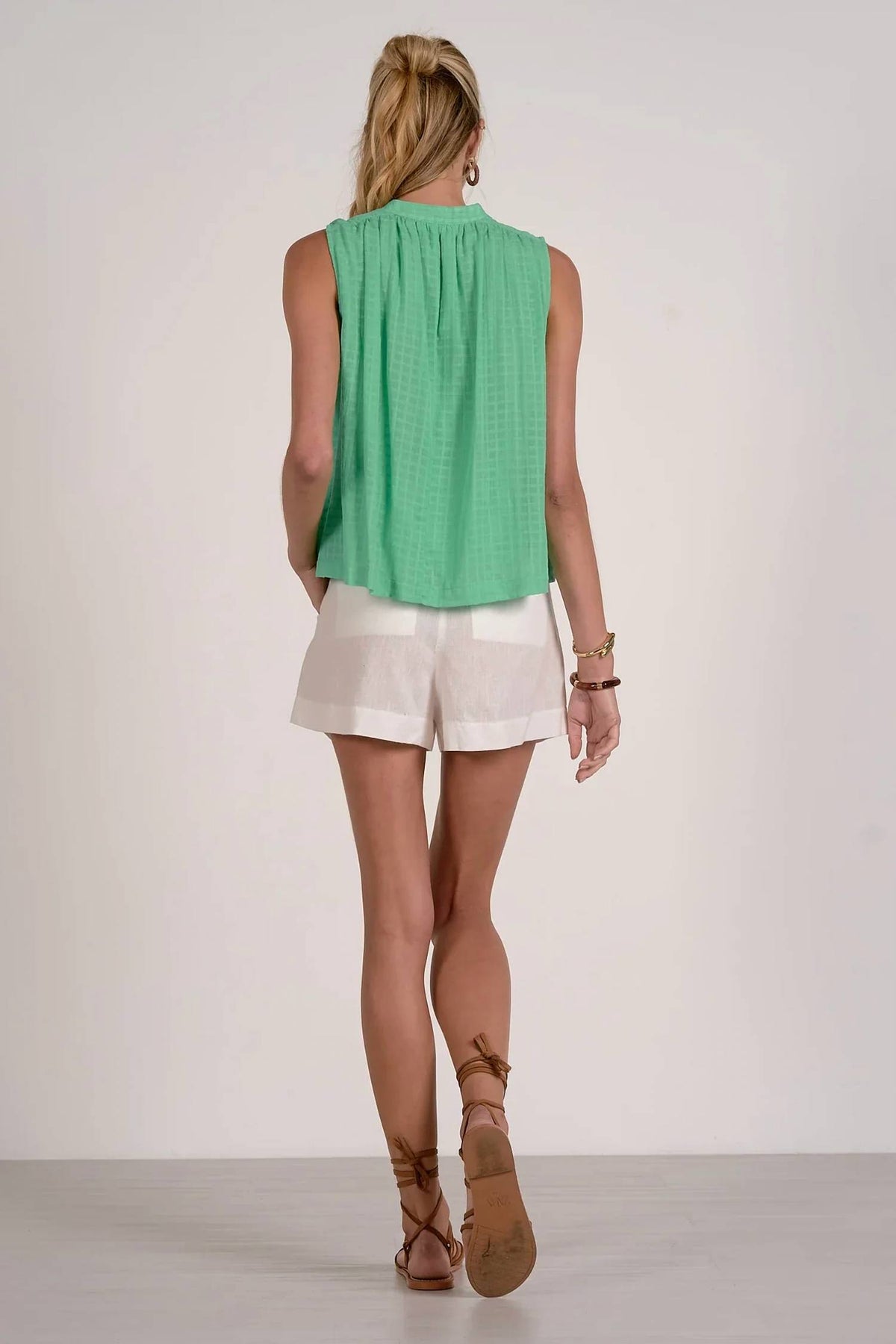 Elan - Tie V-neck Top
