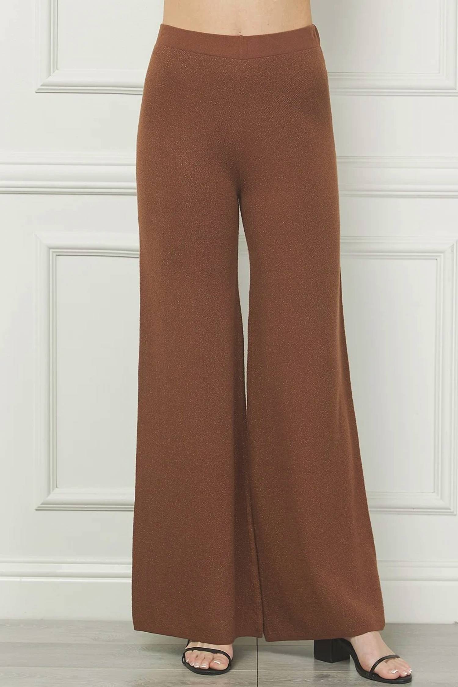 Allie Rose - Nina Fine Gauge Wide Leg Pant