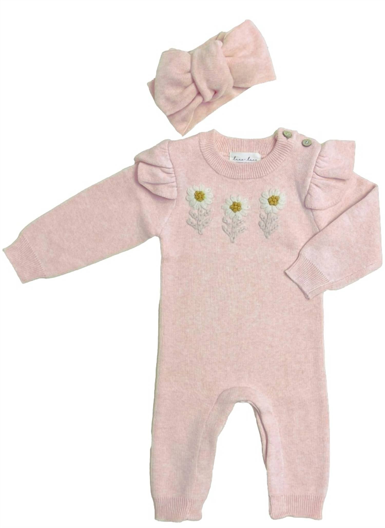 Luna & Luca - Kid's Daisy Knit Jumpsuit