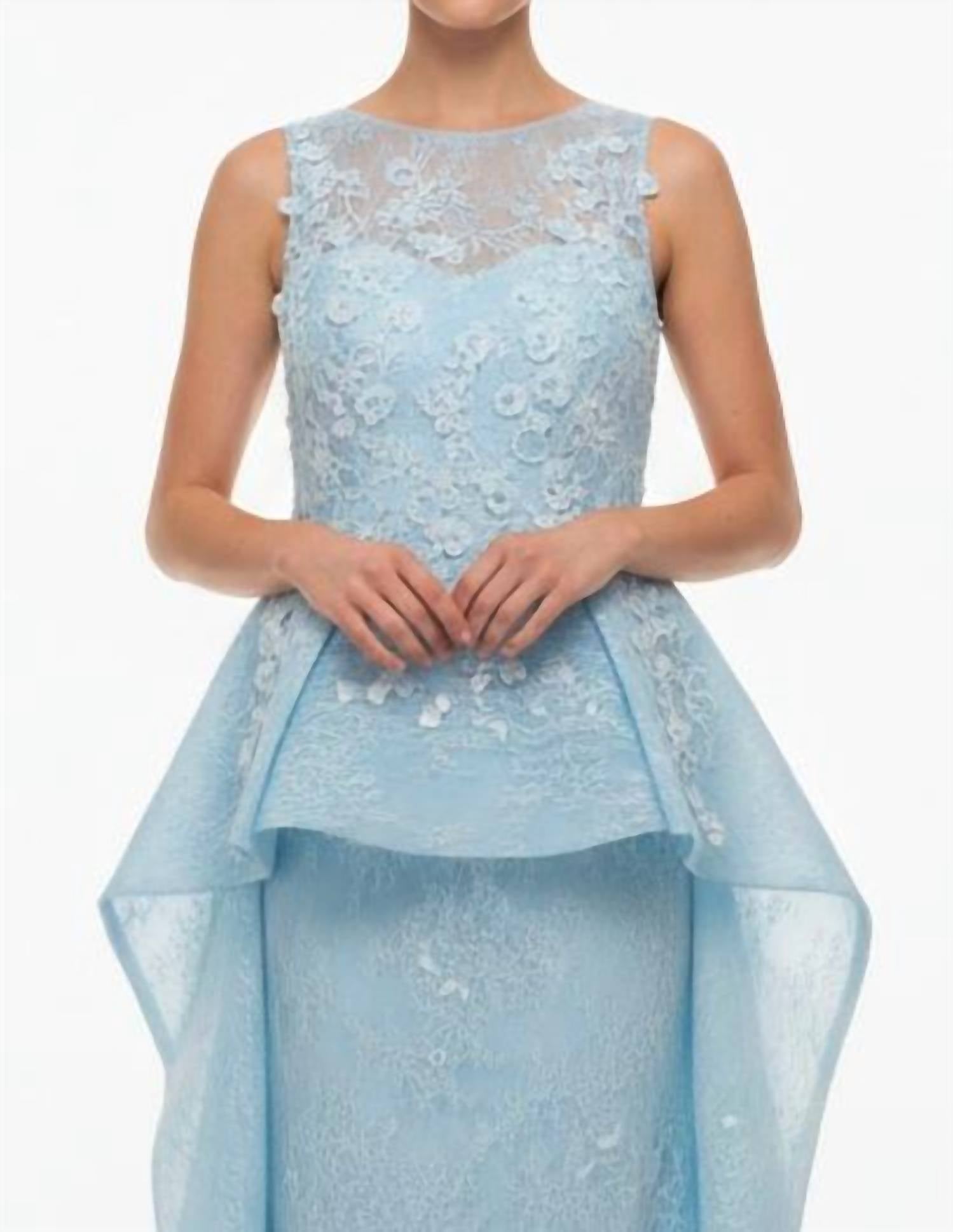 Saiid Kobeisy - Sleeveless Sheath Evening Maxi Dress