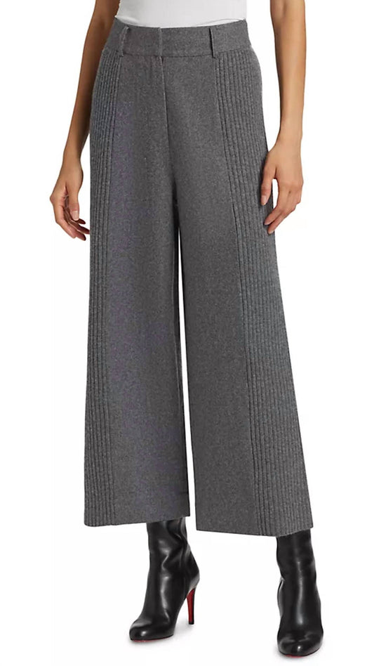 Naadam - Luxe Ribbed Hybrid Cropped Trousers