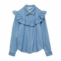 Vero Moda - Muli Denim Long Sleeve Top