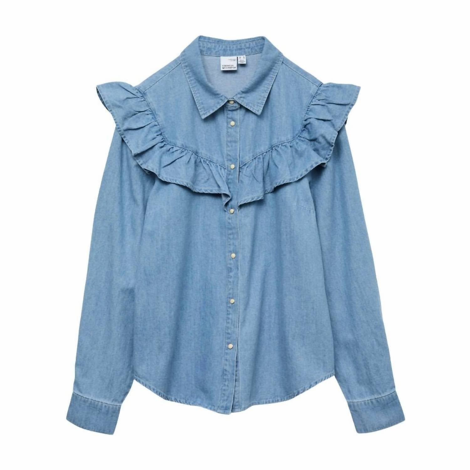 Vero Moda - Muli Denim Long Sleeve Top