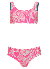 MAAJI Girls' Hoya Bikini Set in pink blossom - kids' bikini - alternate view