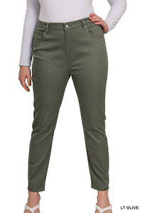 Zenana - High Rise Skinny Denim Pants