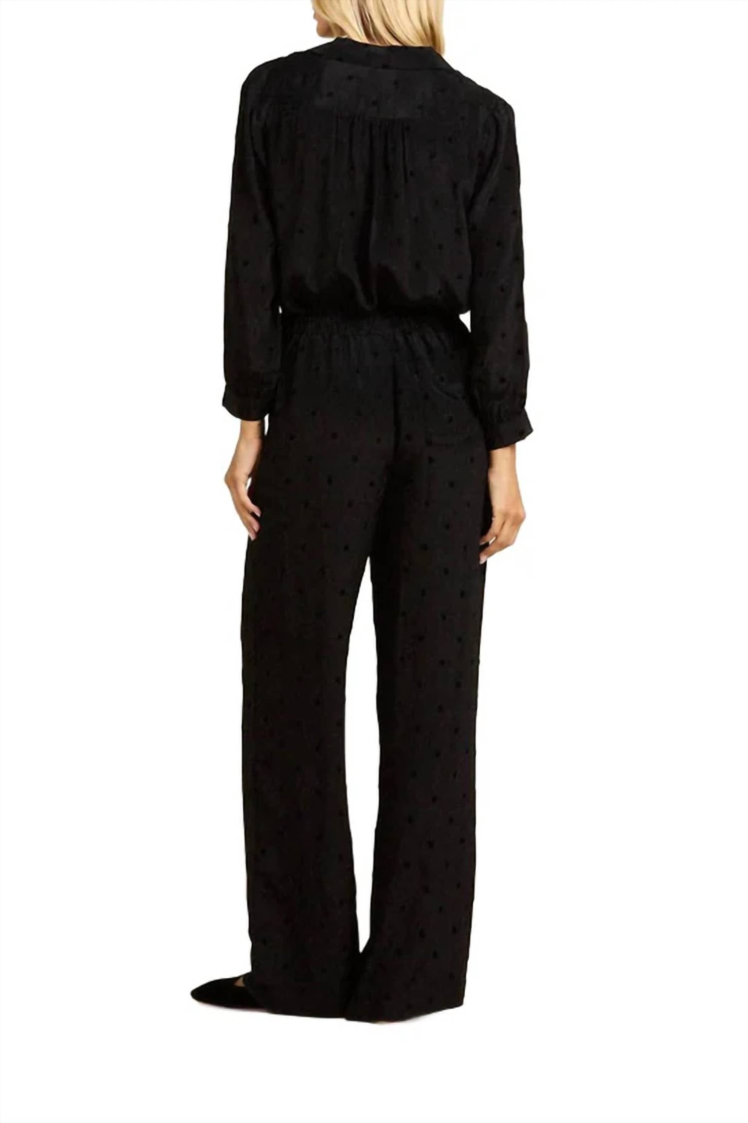Trovata - Vera Velvet Polka Dots Pant