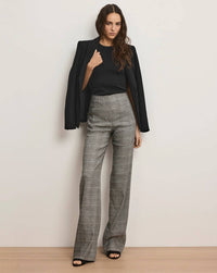 Veronica Beard - Jude Plaid Wide Leg Pants