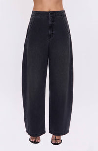 Pistola - Lottie High Rise Bowed-leg Jeans