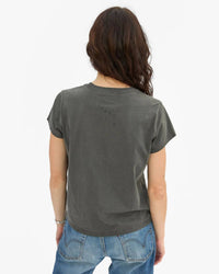 Clare V. - Classic Flocked Block Ciao Tee