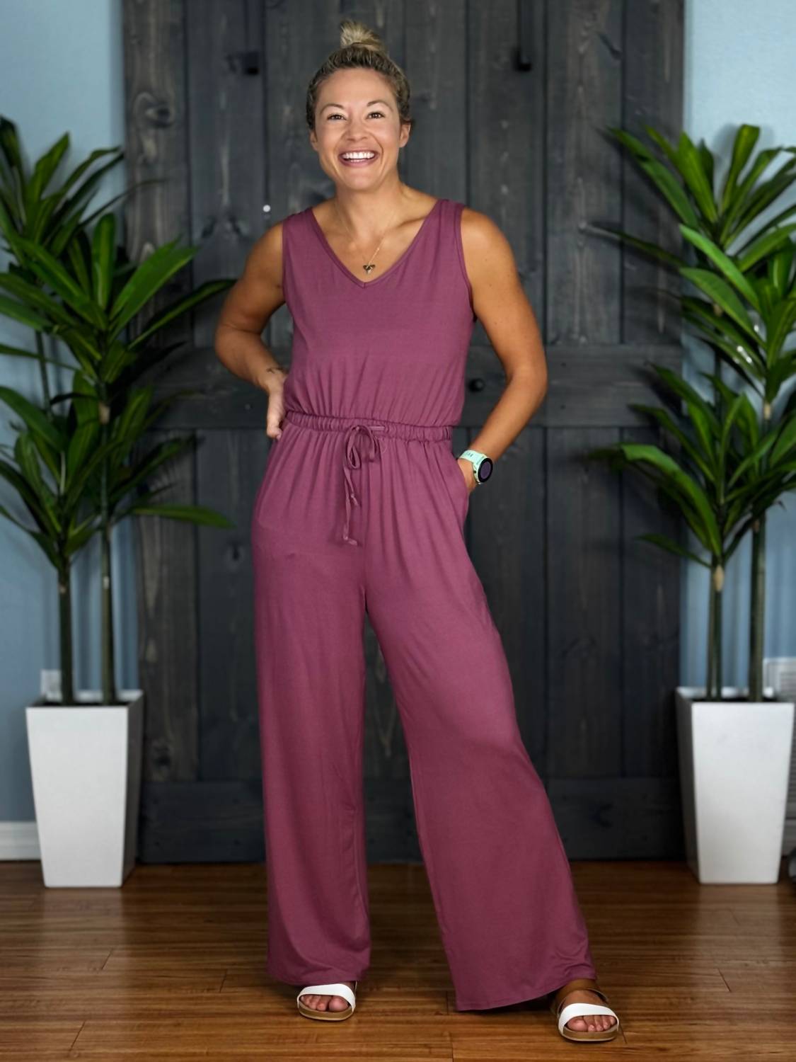 Dm Merchandising - Vineyard Wide Leg Jumpsuit