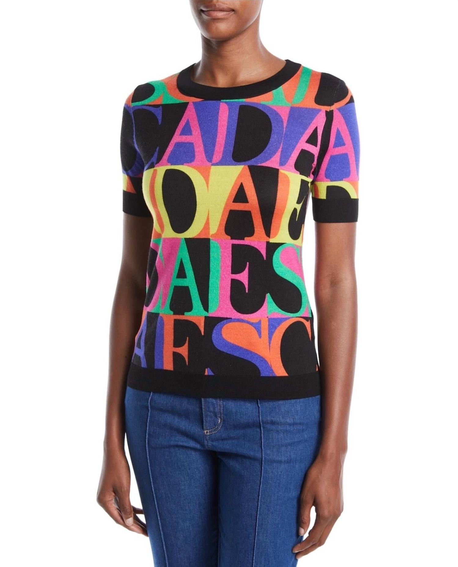 Escada - Authentic Logo Crewneck Short-sleeve Top