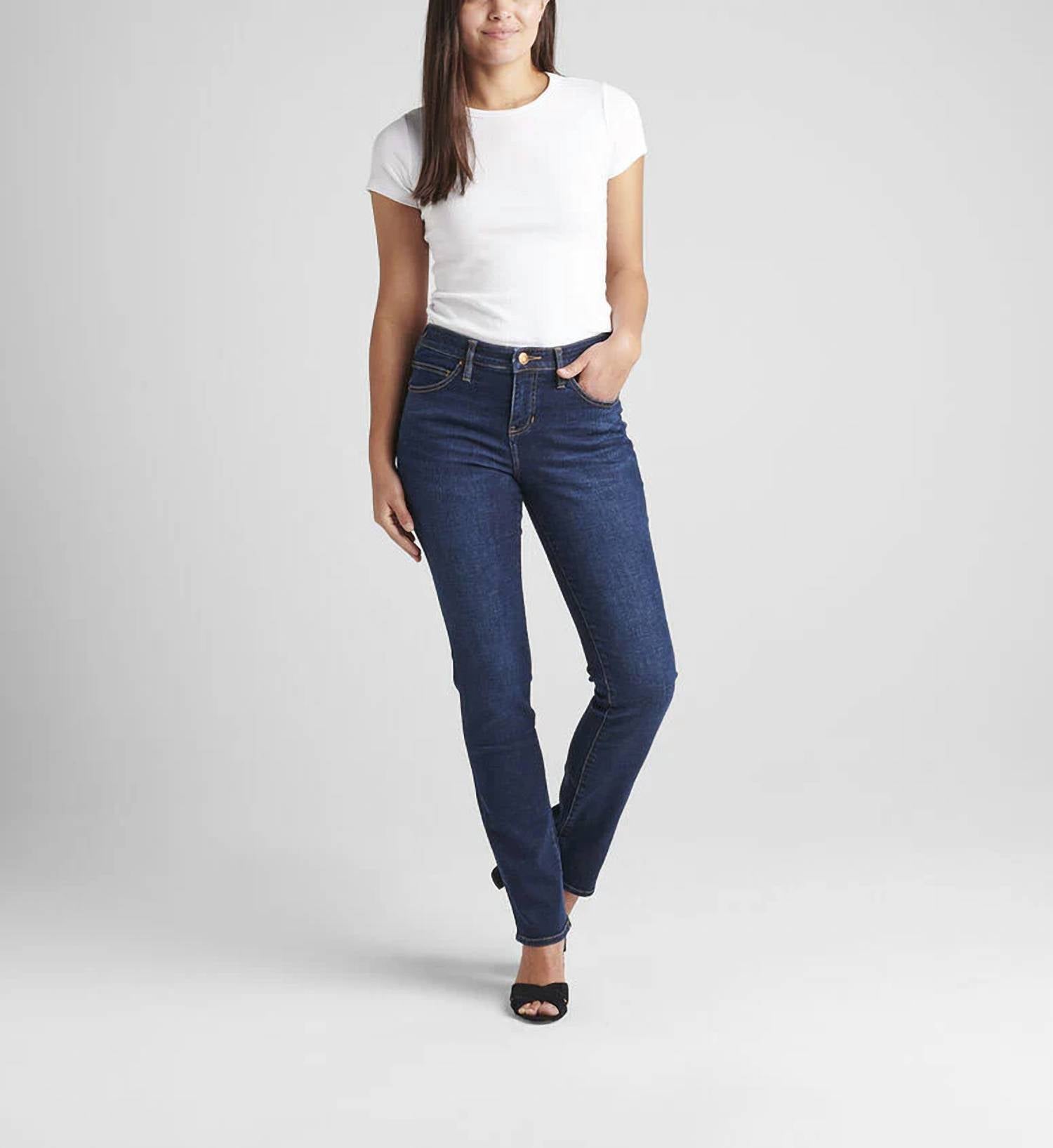 Jag - Ruby Mid Rise Straight Leg Jeans