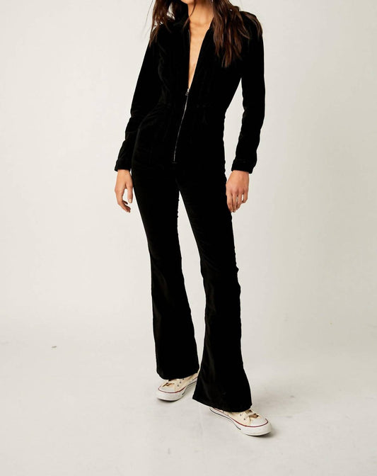 Free People - Jayde Cord Flare Jumpsuit