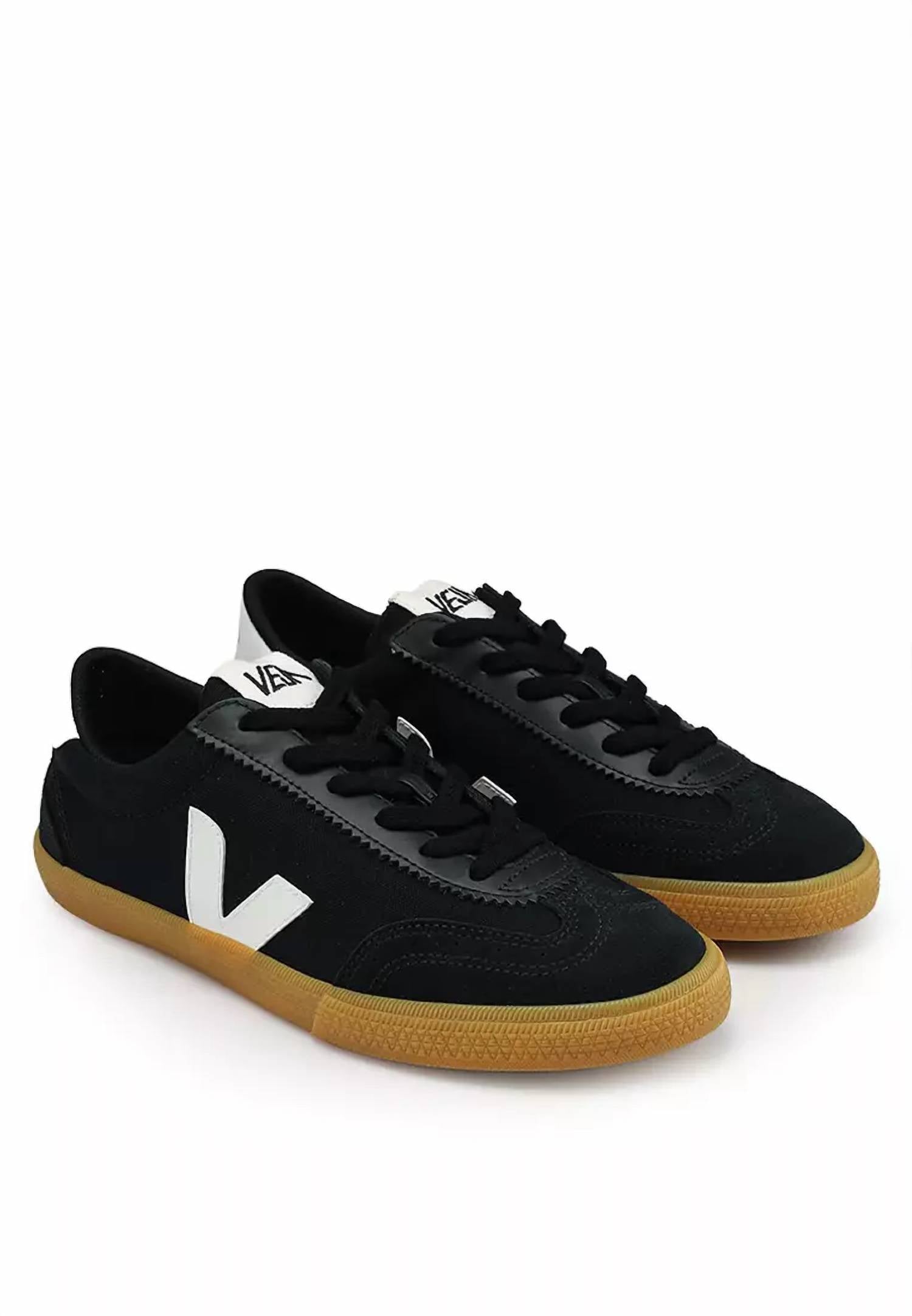 Veja - Men's Volley Canvas Suede T Toe Sneakers
