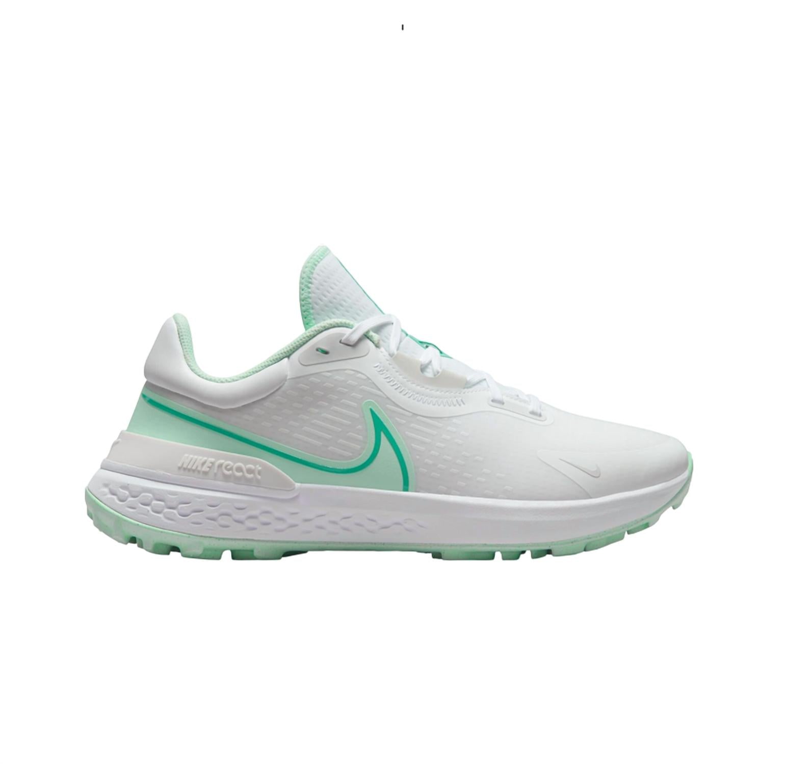 NIKE Men Infinity Pro 2 Golf Shoes in white green - men's shoe