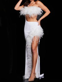 Jovani - One Shoulder Cut Out Dress