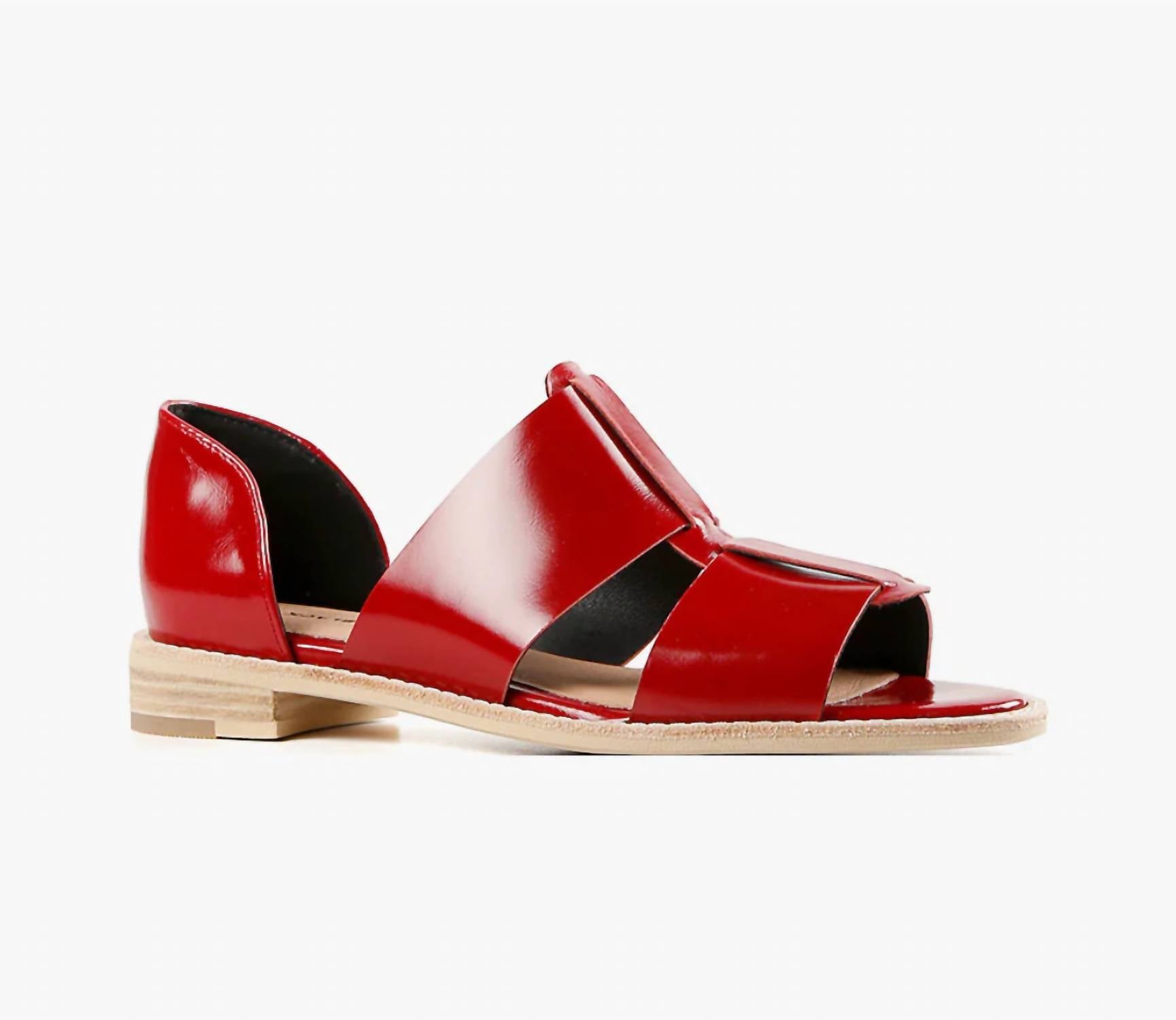All Black - Women's Fishy D'orsay Open Toe Loafer