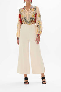 Camilla - High Neck Button Thorough Blouse
