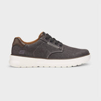 Skechers Men's Beckett Jojo Extra Wide Sneaker in black - men's sneaker - alternate view