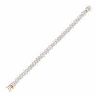 Diana M Jewels - Women's Radiant Lab-Grown Diamond Tennis Bracelet (15.00 Ct) - Grand