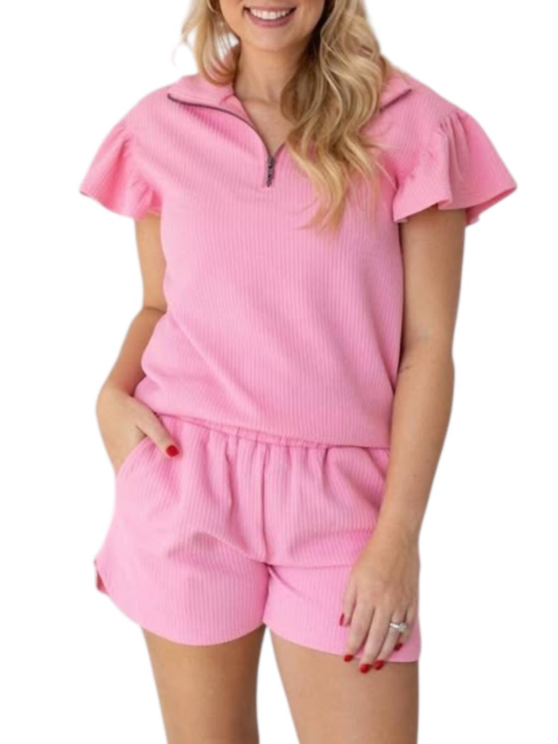 Southern Grace - Sydney Quarter Zip Top
