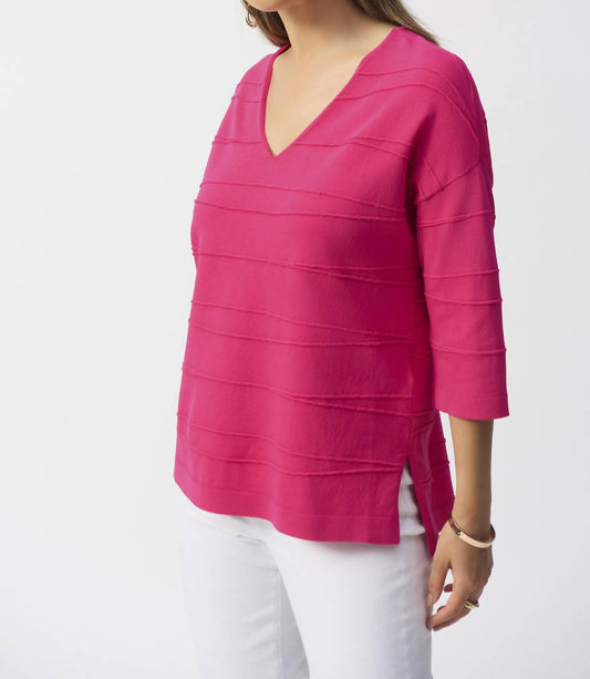 Joseph Ribkoff - Jacquard Sweater Knit Pullover