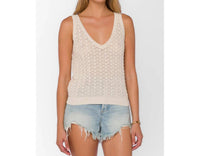 Velvet Heart Nadia Tank Top in cloud - women's tank top