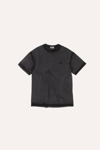 Avavav Unisex Theo Embroidered Logo T-shirt in faded black - men's t-shirt - view 4