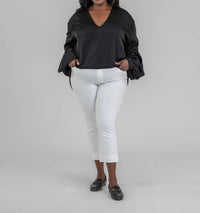 Nouvelle / Silk95Five - Como V-neck Blouse - Plus