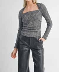 Sage The Label - New Romantics Long Sleeve Ruched Top