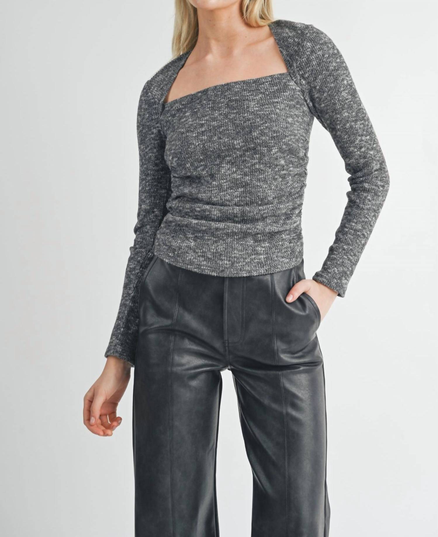 Sage The Label - New Romantics Long Sleeve Ruched Top