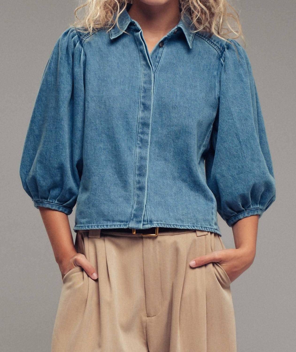 Urban Daizy - Puff Sleeve Blouse