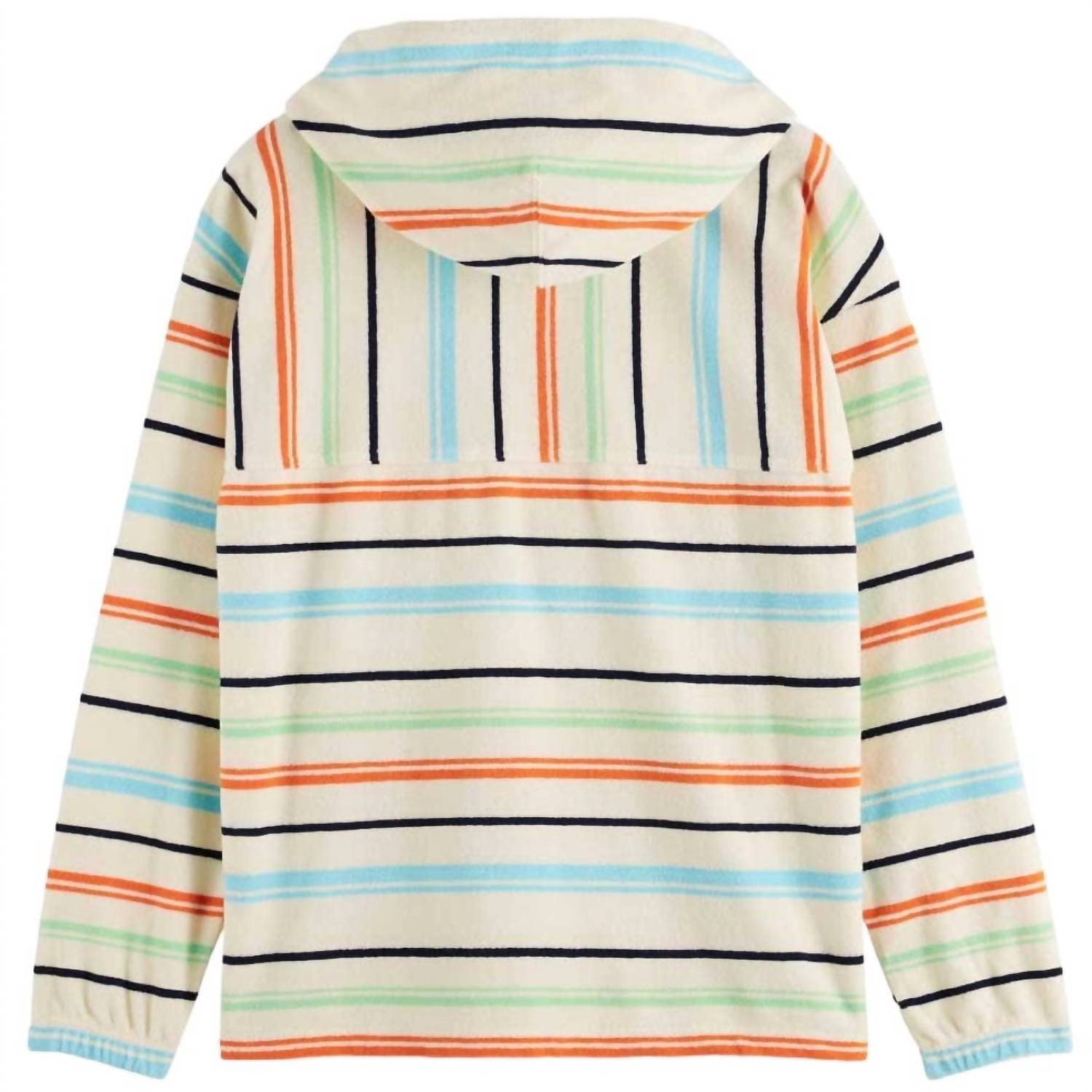 Scotch & Soda - Women's Towelling Striped Hoodie