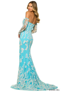 Sherri Hill - Strapless Fitted Gown