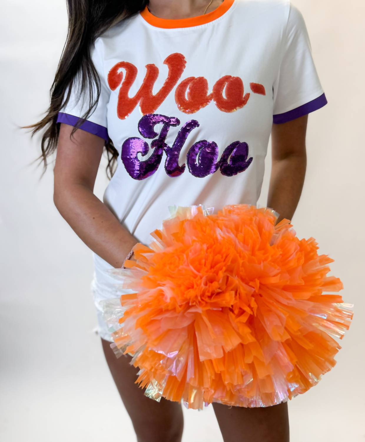 Sparkle City - Woo Hoo Ringer Tee Top