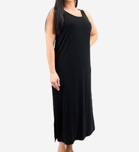 mittoshop Rib Knit Midi Dress in black - women's dress
