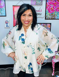 Entro - After Hours Floral Blouse