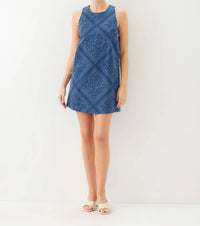 Fifteen Twenty - Women's Clarice Side Button Shift Dress