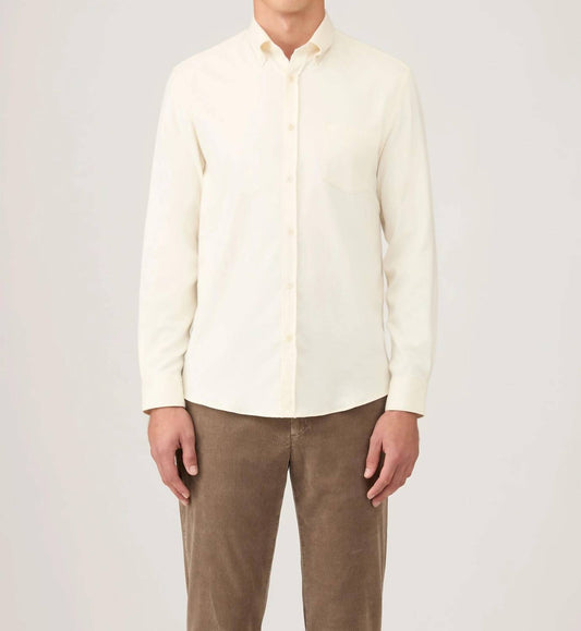 Sunspel - Brushed Cotton Flannel Shirt