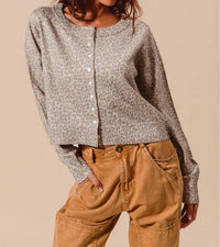 So Me - Vintage Leopard Cardigan