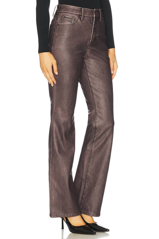 Good American - Good Classic Bootcut Faux Leather Pants
