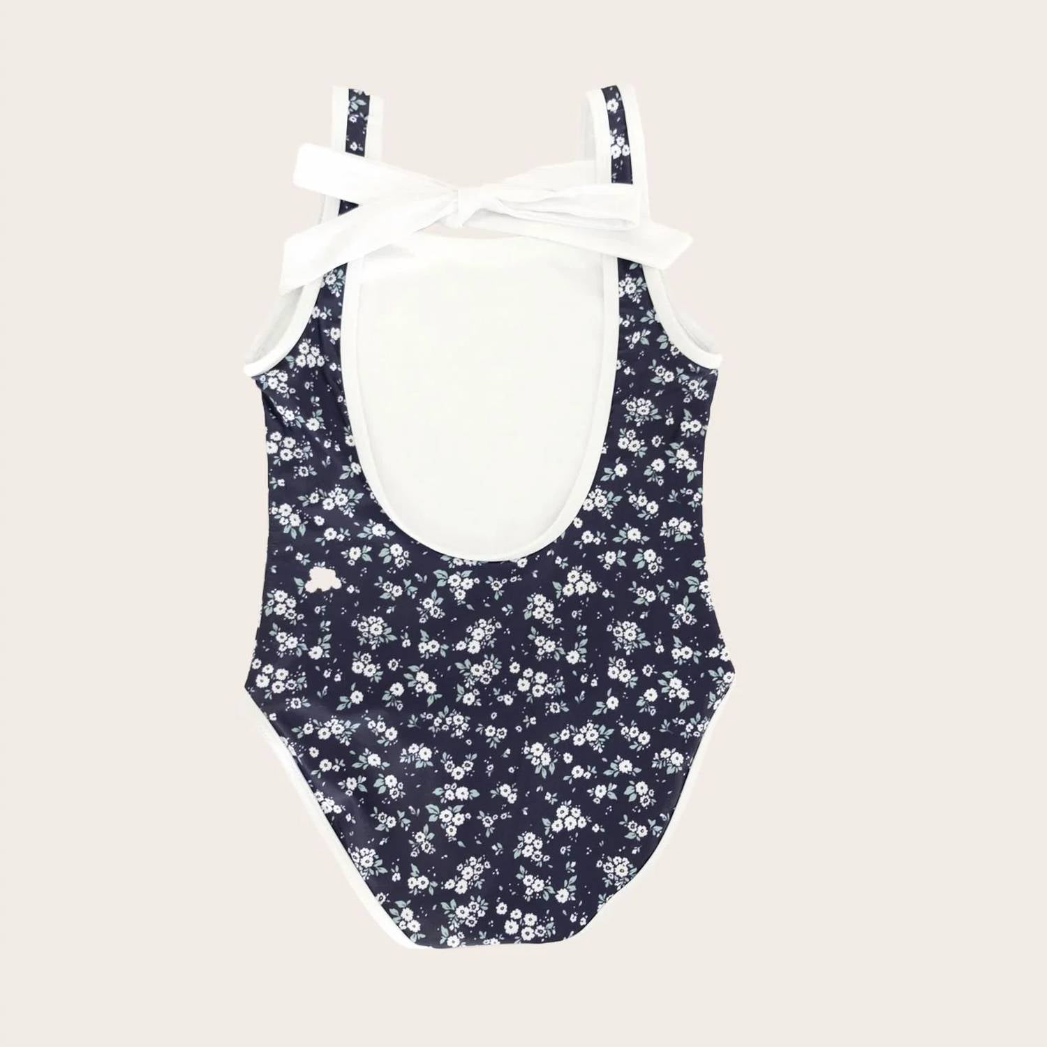 Saint Ida - Girl's Beach Club Floral Swimsuit