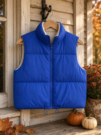 Love Tree - Women's Woven Solid Reversible Vest