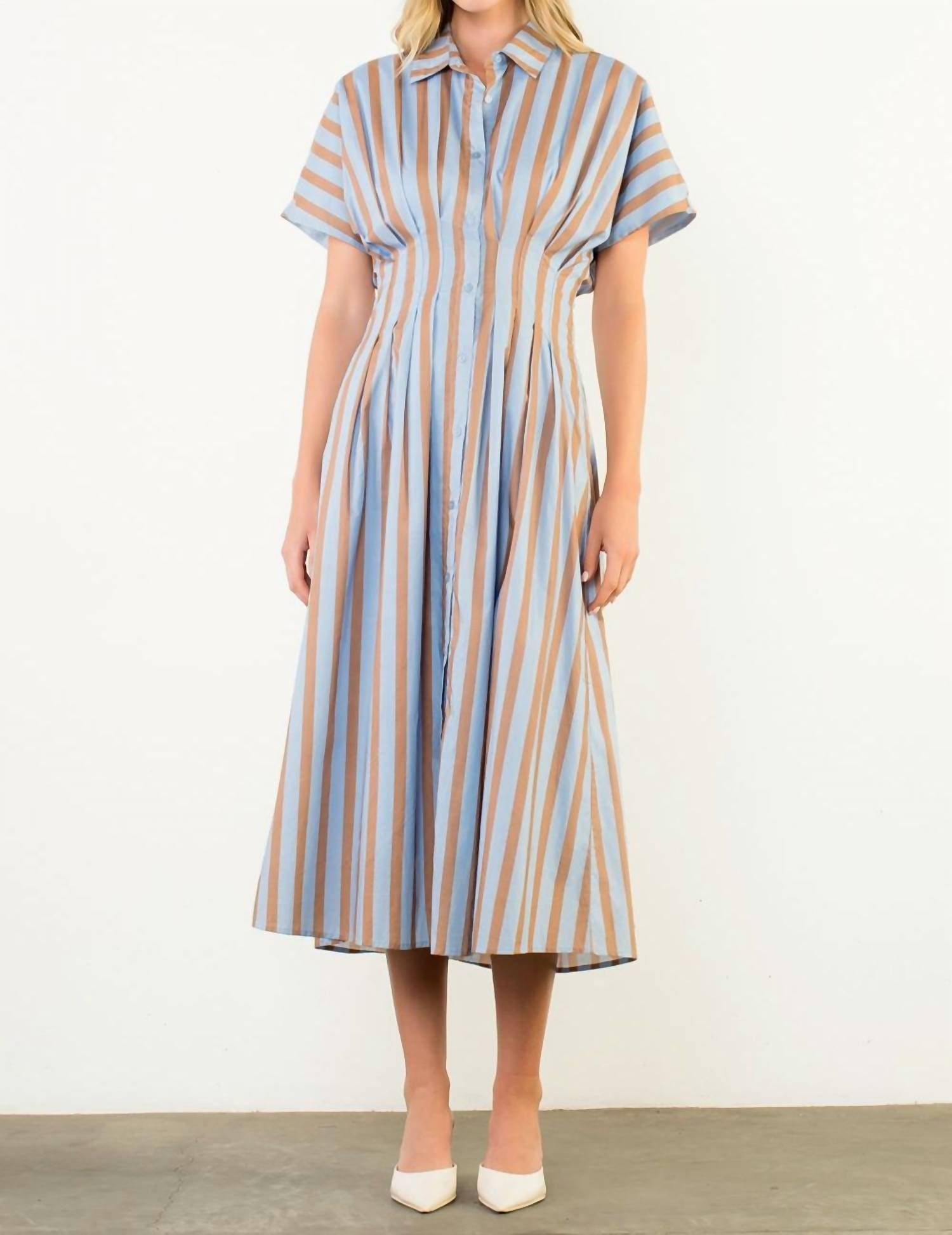Thml - Casey Striped Maxi Dress