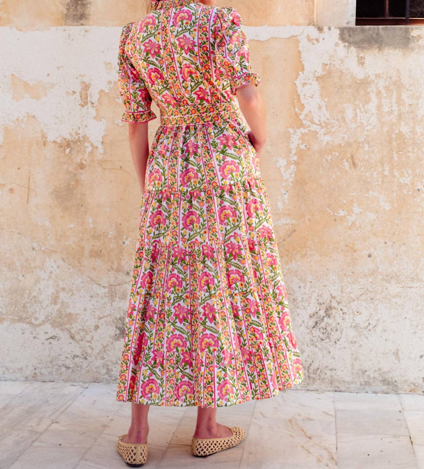 Pink City Prints - Matilda Midi Dress